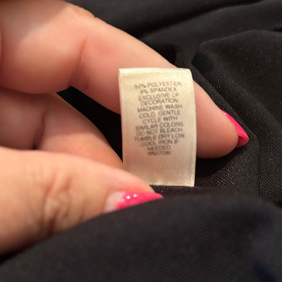 Cato Black Lace Trim Blouse womens size 18/20W - Picture 5 of 5